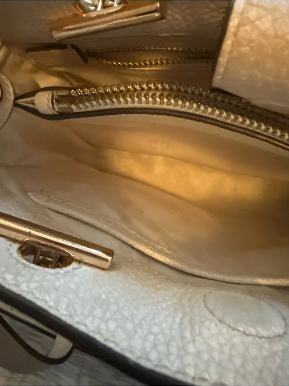 Tory Burch pebbled leather